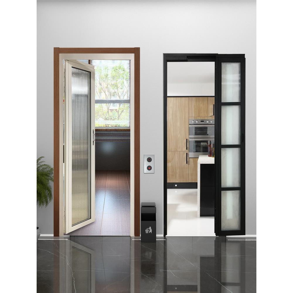 pd门窄边平开推拉一体门厕所折叠门卫生间门pt门定制平移门厨房门