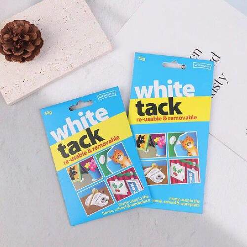White Tack Reusable Adhesive Putty Sticky Tack Non-Toxic