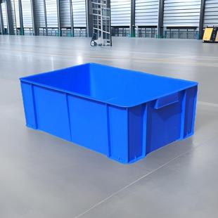 厂家直销新料塑料仓库周转箱物流包装 塑料周转箱中转箱可叠堆645