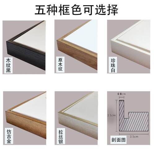 客厅装饰画沙发背景墙画现代简约挂画北欧小清新绿植绿植三联壁画