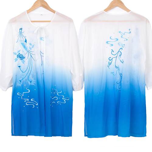 正品新云太服风，梯度祥绣，太极极服，披肩，舞台表披演服，雅点
