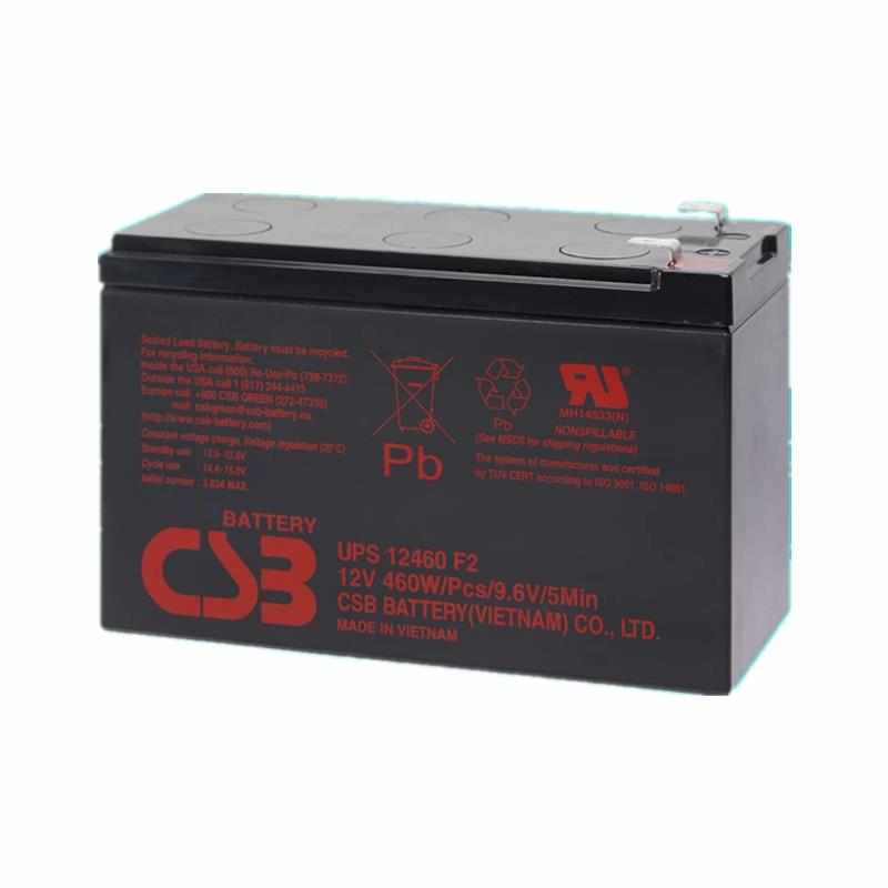 CSB蓄电池GP1272F2 HR1234W 12360 12460电梯应急APC主机内置电池