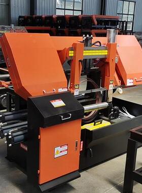 全自动带锯床4570数控锯床快速液压钢筋方管型材锯龙门带锯