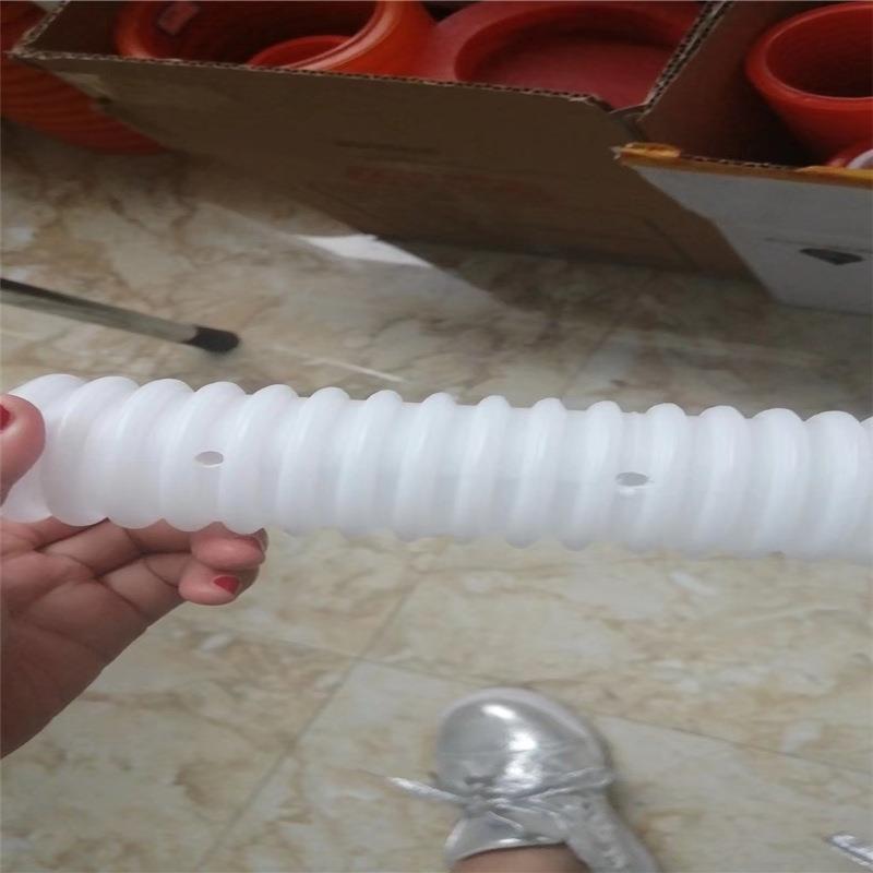 加工定制PE打孔市政工程用管排水排污隧道防渗水管通讯穿线波纹管