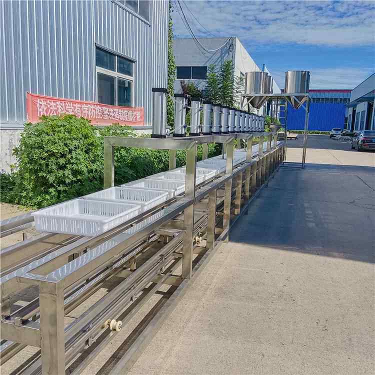 大型豆腐机厂家实拍 10米豆腐机操作流程 全数控操作