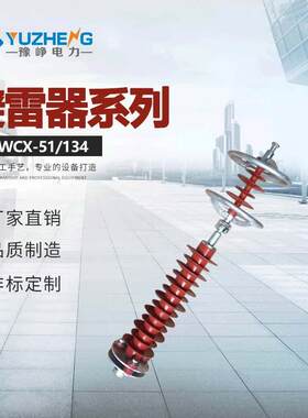 线路型带间隙35KV避雷器YH5WCX-51/134线路型氧化锌避雷器