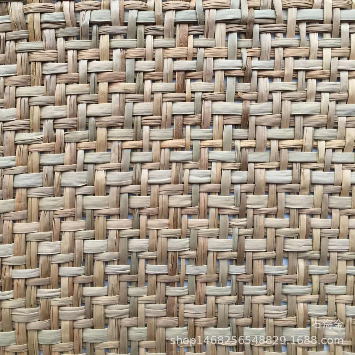 天然马兰草布 草编布料 箱包鞋材工艺品包装遮阳太阳帽面料