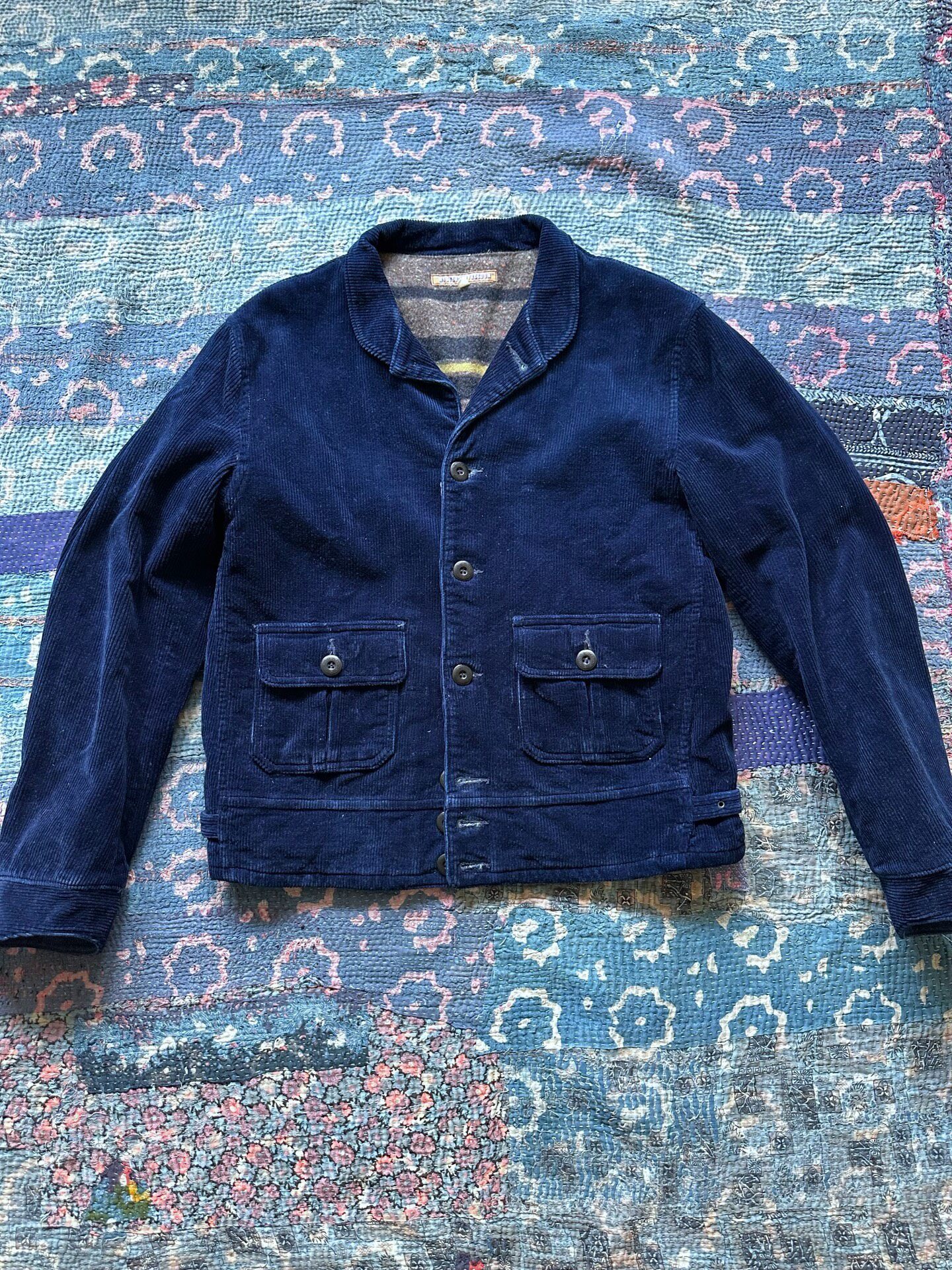 Mister Freedom Dark Blue Corduroy Jacket