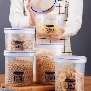 Large capacity airtight glass jars for storing baby formula,