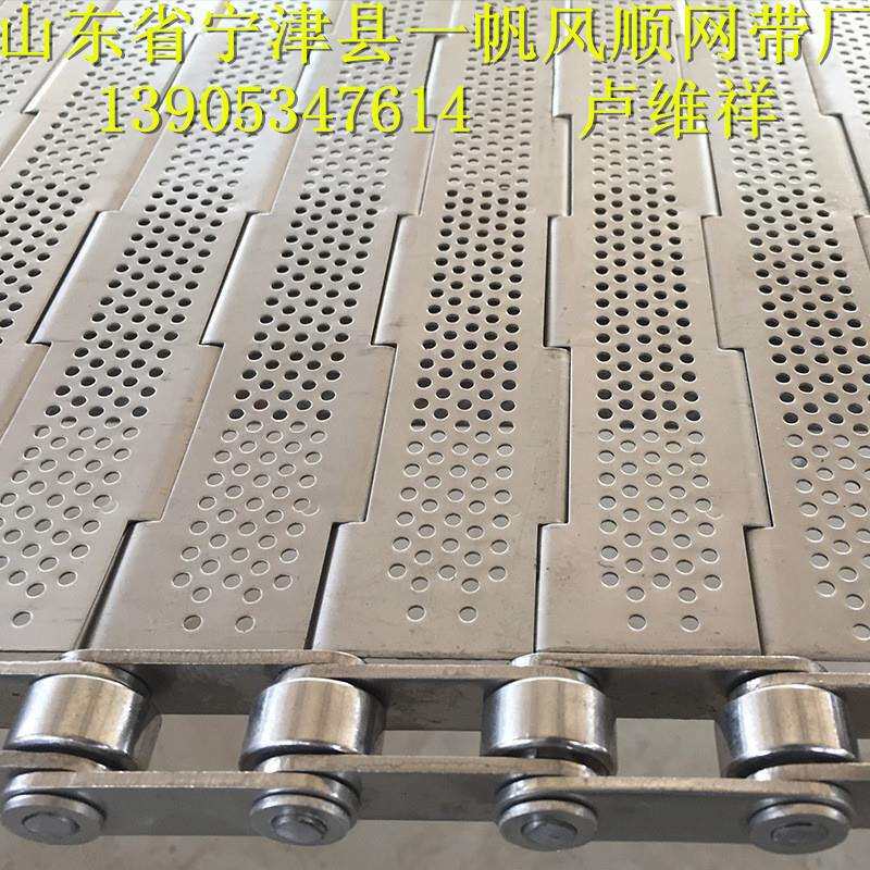 直销不锈钢输送链板清洗机冲孔链板专业专心制造