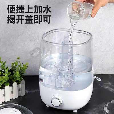 新款大容量加湿器双喷家用迷你香薰上加水空气加湿机外贸热销