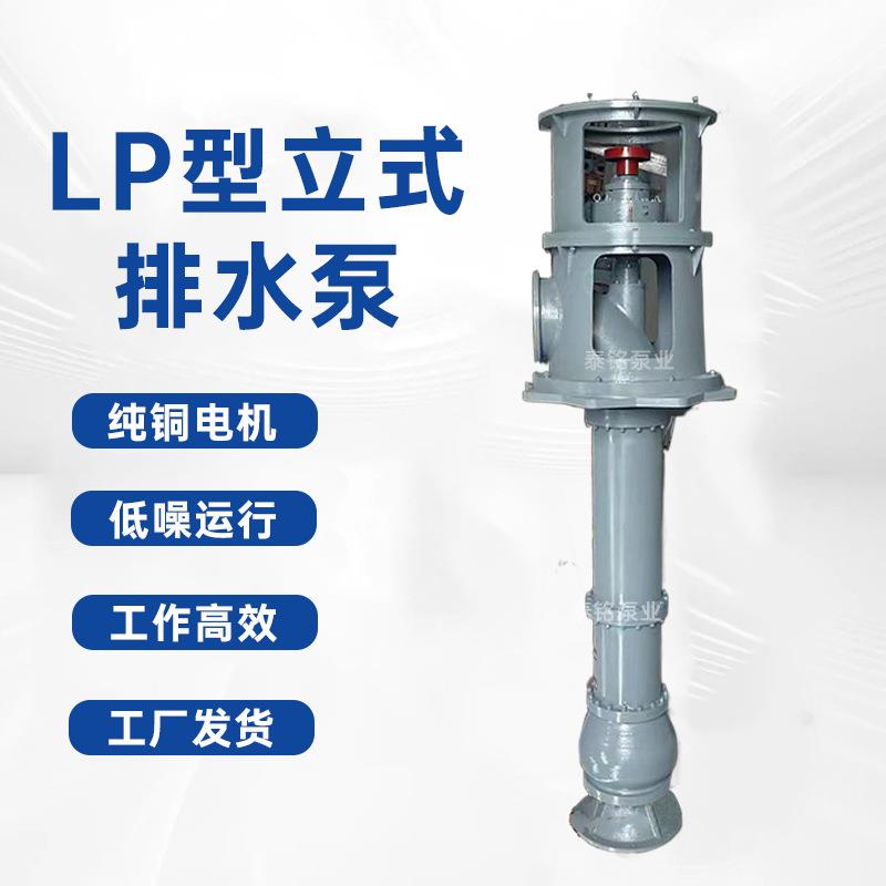 LP型立式排水泵 长轴液下渣浆泵耐磨无堵塞污水河道清淤排污泵