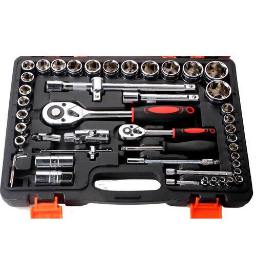 61件套筒工具组合汽修汽保工具修理综合组套套筒扳手工具套装