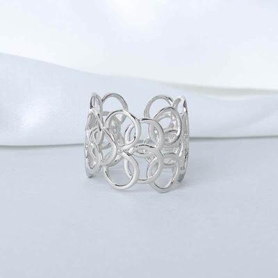 Cross-border circle ring female personality ins open exagger