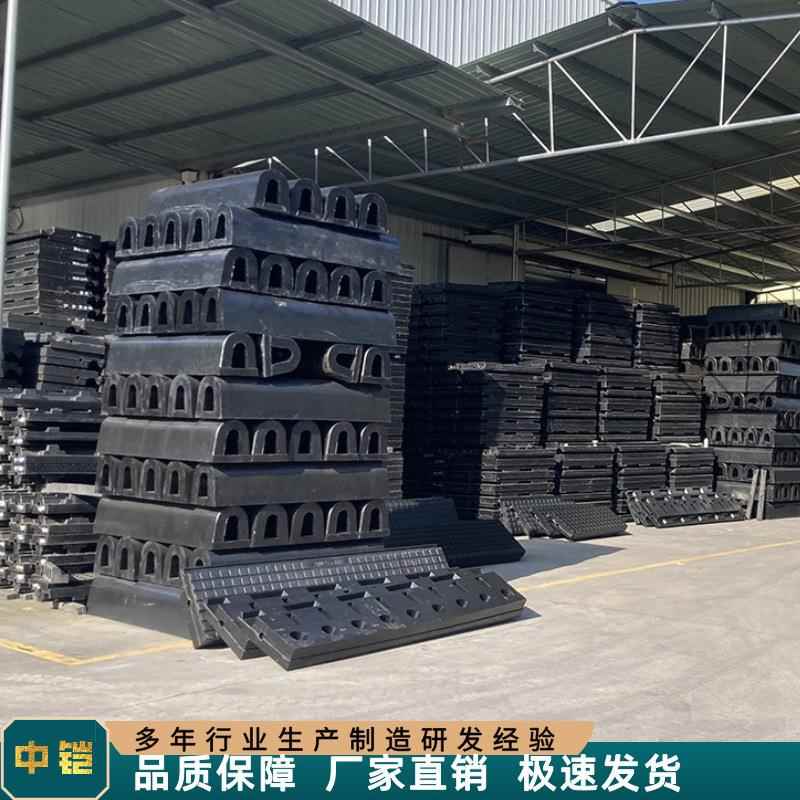 铁路整体道口板 橡胶嵌丝轨道铺面板 煤矿轨道用减震板