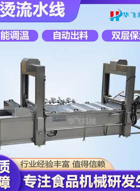 肉丸子漂烫定型机卤制品蒸煮流水线蒸汽加热带温控蒸煮机食品级