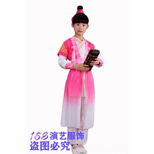新款童书演出服幼儿游子吟表演童服三字经弟子规演表服儿童国学服