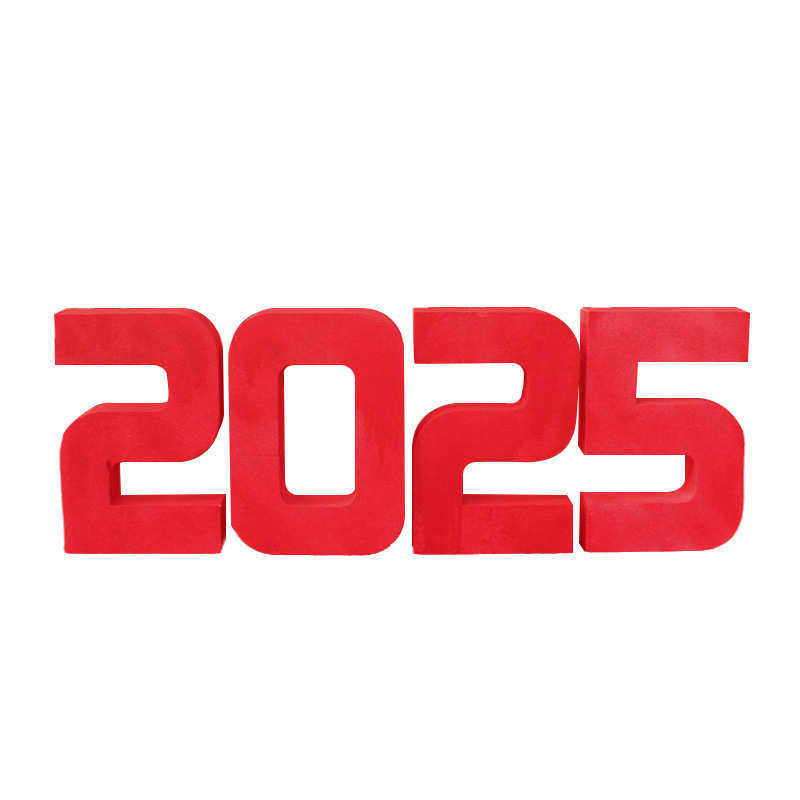新年大型场景装饰氛围情景布置道具2025红色数字商场橱窗美陈摆件,节庆用品/礼品,吊顶纱幔,淘宝优惠券,粉丝福利购,淘宝优惠卷