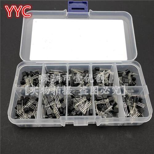 TO-92三极管样品盒10种共200只 BC337/BC327/2N2907/S8050/S8550