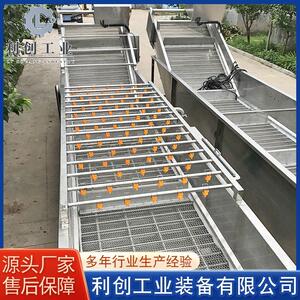 供应青椒彩椒气泡清洗机全自动果蔬清洗机樱桃香蕉清洗机设备