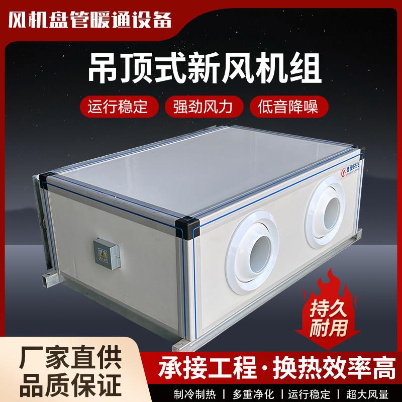 吊顶式新风机组中央空调水冷暖空调柜式机组新风系统空气处理机组