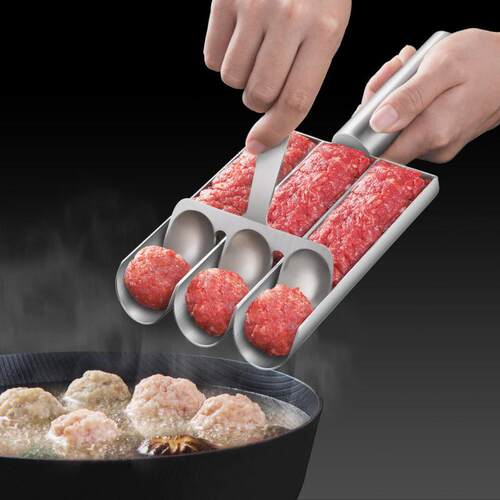 肉丸制作器不锈钢丸子神器鱼丸肉丸子模具虾滑器炸丸子模具 - 封面