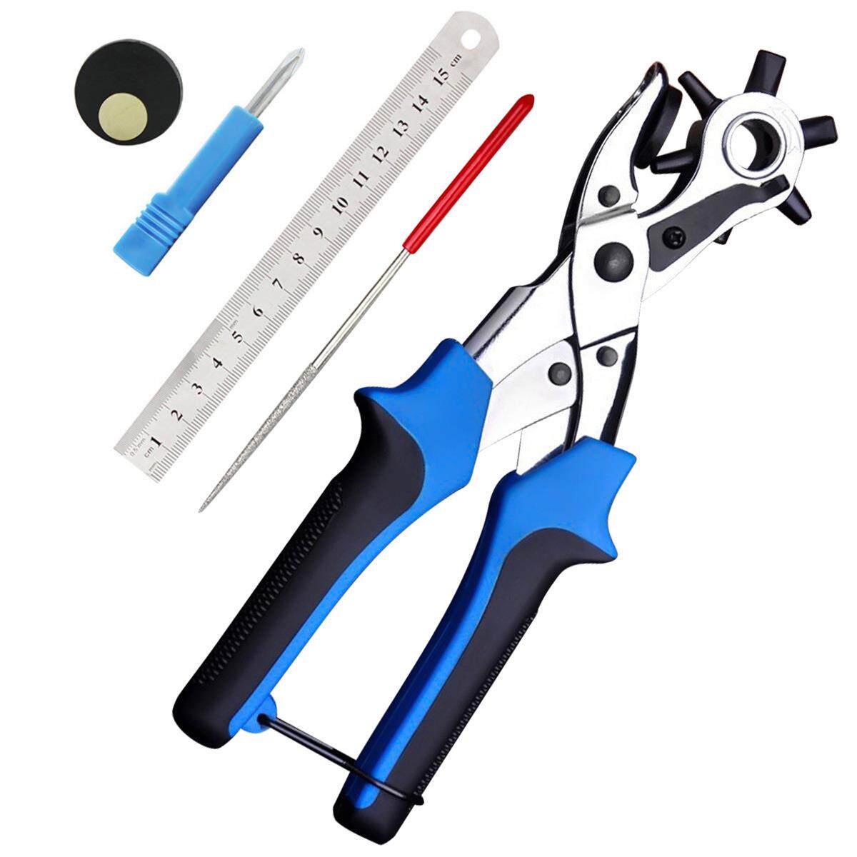 皮带打孔钳 腰带打洞打眼多功能打孔工具圆孔扁孔 皮带打孔器