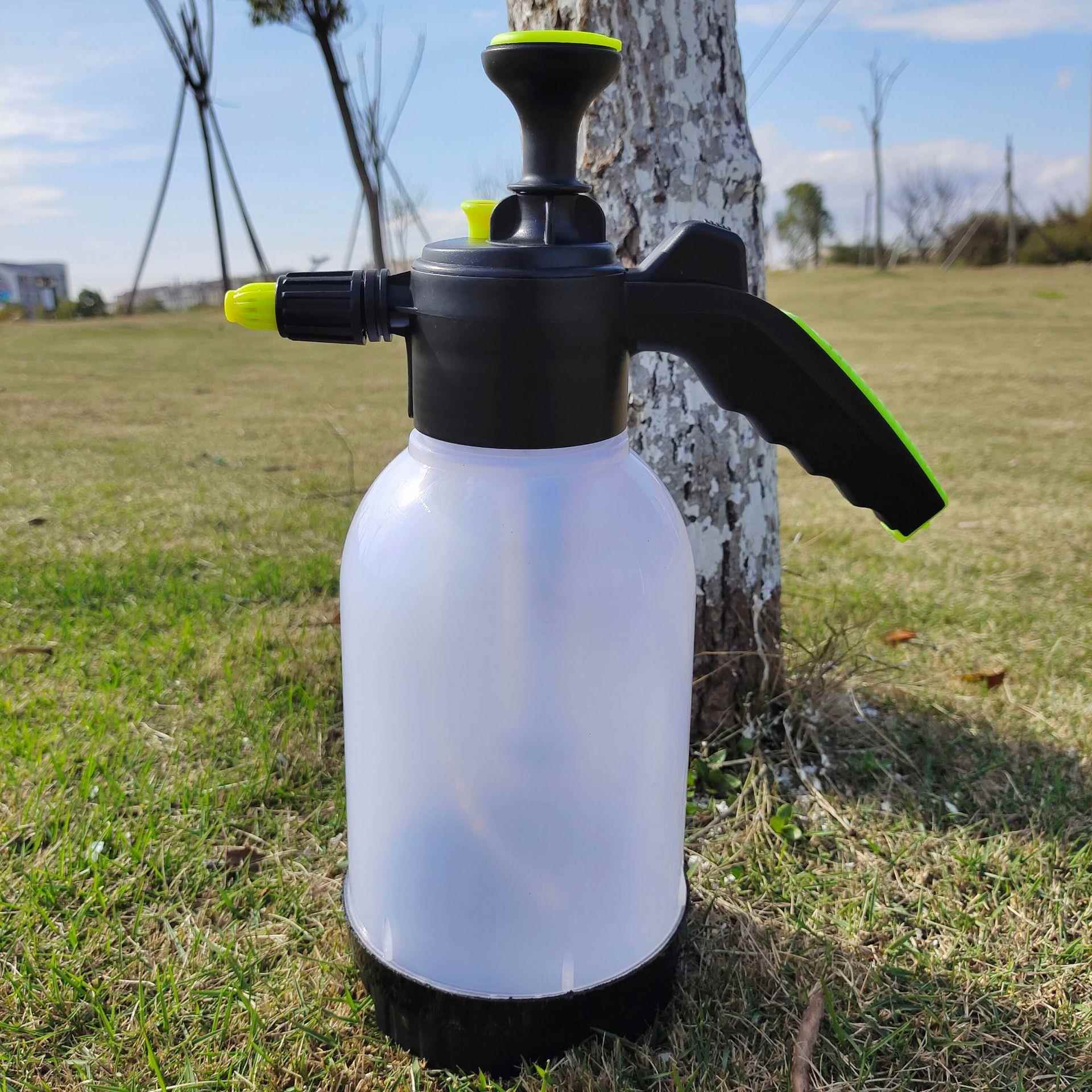 2升高压透明喷壶手动农业喷雾器手持喷壶家庭园艺气压喷水壶