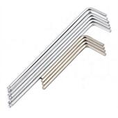 81012mm S2球头内六角扳手 L型六角棱6方 加长 短平