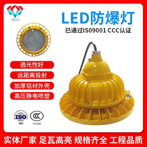 LED海洋王防爆灯100W150W200W照明灯具高亮度芯片加厚铝材