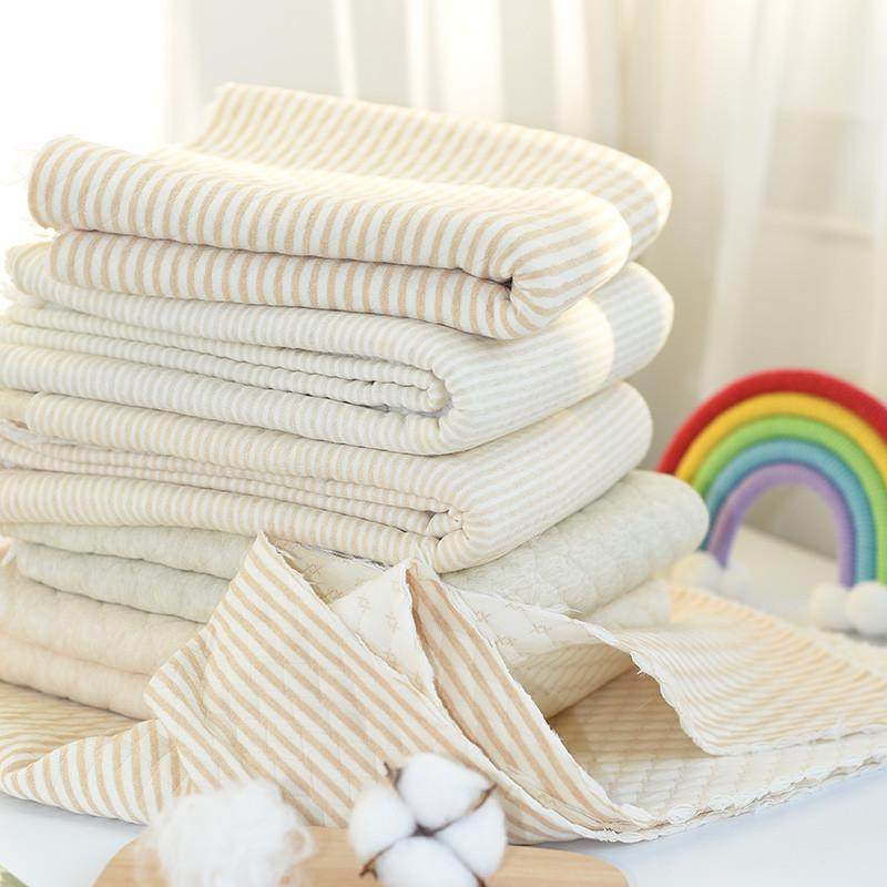 她慕冬季加厚纯棉彩棉夹棉面料宝宝纯色保暖内衣坎肩睡袋空气层布