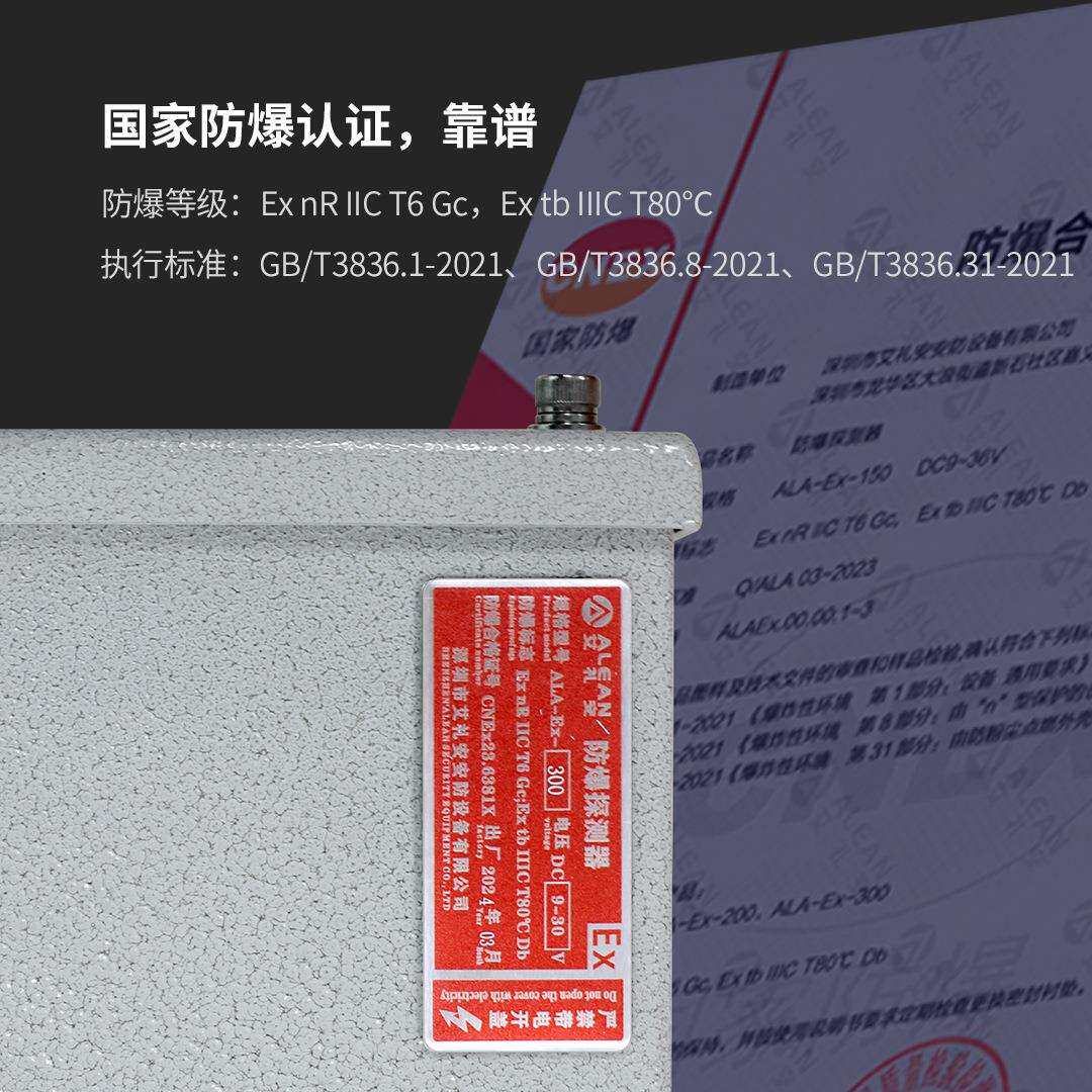 艾礼安防爆人体报警器 防爆认证入侵防盗报警器