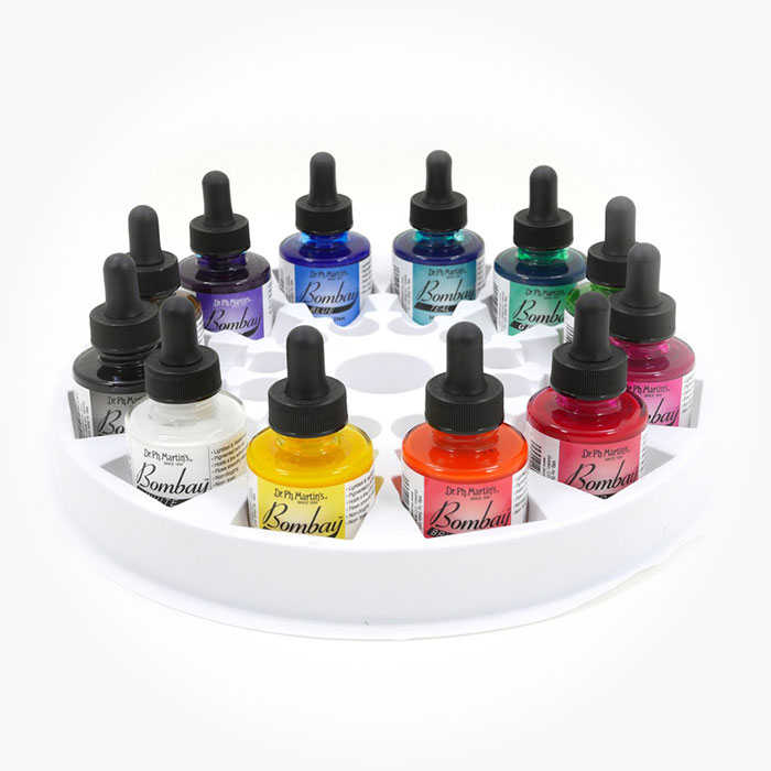马丁博士Bombay 彩色印度墨水 防水防洇勾线 彩墨 可用钢笔 30ml