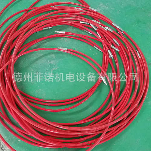 定制1-280Mpa超高压测压软管水清洗水射流聚氨酯软管总成液压油管