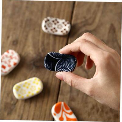 Ceramic tableware Japanese Restaurant oval chopsticks rack