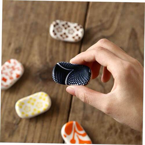 Ceramic tableware Japanese Restaurant oval chopsticks rack