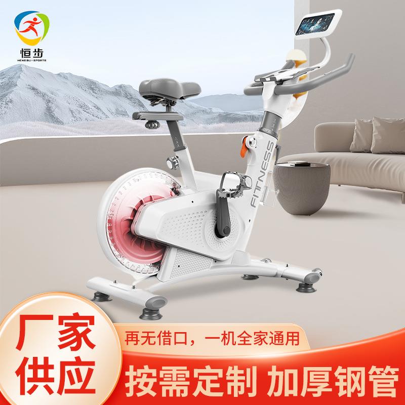 厂家直供动感单车健身器材磁控静音后置轮家用商用跨境脚踏车