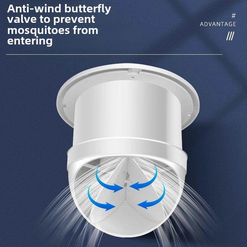 窗户新风机玻璃专用壁挂式卧室双向流家用全屋新风通风器排风换气