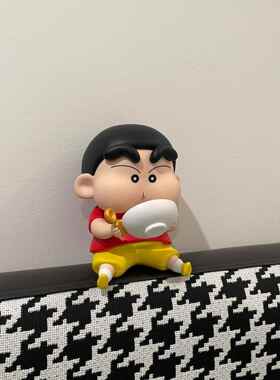 【新家的100个快递】蜡笔小新摆件桌面模型装饰卧室客厅电视玄关