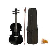 黑色 小提琴夹板小提琴练习琴