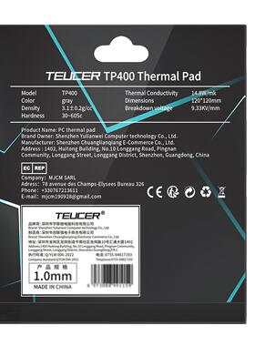 TEUCER 散热硅胶垫 Thermal silicone pad 电脑显卡导热硅胶片