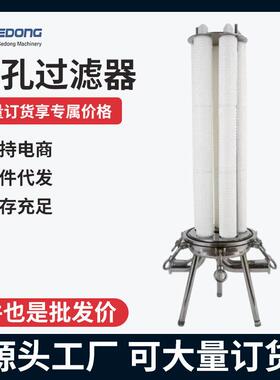 食品级顶入式过滤微孔膜多芯耐酸过滤器不锈钢多芯液体过滤器