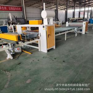 毫米密度板贴华丽纸宣纸贴纸机无纺布铝箔pvc膜辊加热复合机