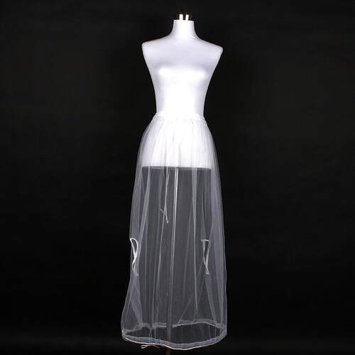 Elastic waistband skirt, wedding skirt, mid length mesh