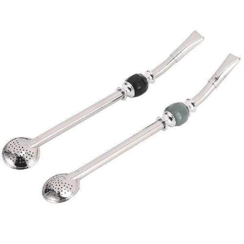 HOT-Stainless Steel Spoon Straw 8.6 Inch Yerba Mate