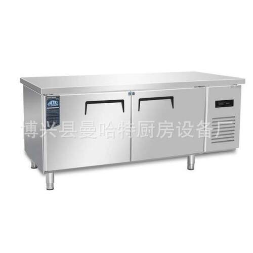 酒店厨房操饭店冷藏冷冻YLY柜作台台不钢制冷铜管冰保鲜工作冰锈