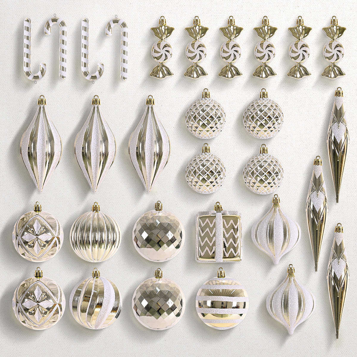 圣诞球圣诞树装饰品圣诞挂件异形彩色圣诞球亮光塑料圣诞节装饰品,节庆用品/礼品,圣诞装饰品,淘宝优惠券,粉丝福利购,淘宝优惠卷