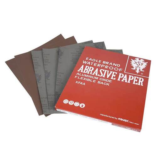 日本红鹰砂纸进口400耐磨模具抛光320沙纸打磨工具600目砂皮沙皮