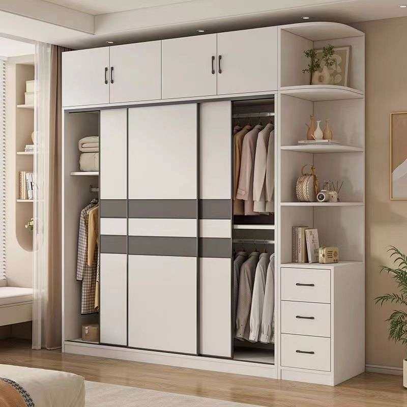 Tal衣柜家用卧室衣橱轻奢小户型简约储物柜出租房移门组合多层收,住宅家具,独立衣柜,淘宝优惠券,粉丝福利购,淘宝优惠卷