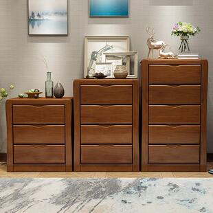 实木斗柜抽屉柜卧室收纳柜客厅三四五斗橱房间床尾置物柜杂物柜